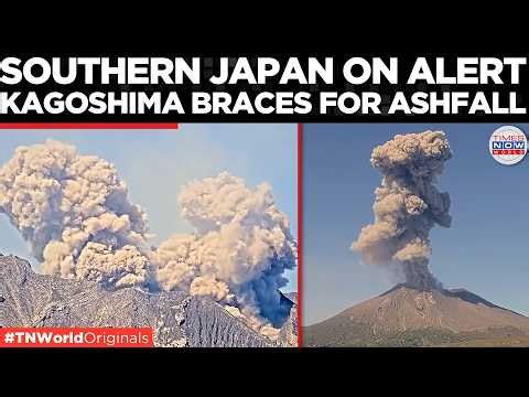 WATCH: Japan’s Sakurajima Volcano Erupts, Sending Ash Plume 2,200 Metres Into Sky | Times Now World