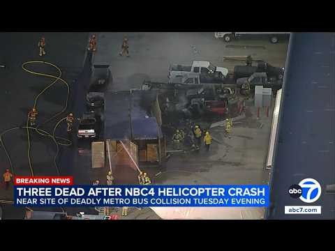 3rd victim identified in news helicopter crash in Chatsworth that also killed reporter, pilot