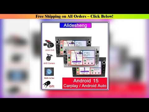 Android 15 Wireless Carplay Car Radio Opel Vauxhall Astra Antara Meriva Vivaro Combo Signum Vectra