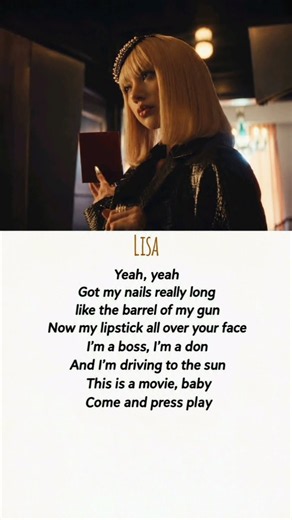 LISA – "Tarantino" 🎬 Press Play EP | Blackpink Lisa New Song 2026 #shorts