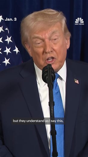 President Trump says the U.S. plans to “run” Venezuela until a “proper transition” can take place following its capture of Venezuelan leader Nicolás Maduro. | NBC News