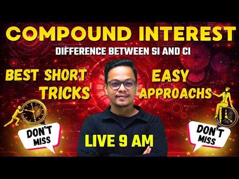 COMPOUND INTEREST ONE SHOT 🔥 | All Concepts + Tricks | OSSC CGL | OSSSC RI AMIN | ICDS