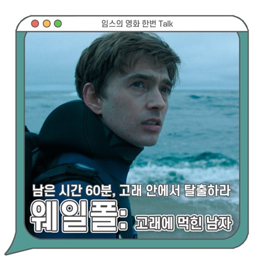 웨일폴: 고래에 먹힌 남자 정보 줄거리 상영일정 - 고래 안에서 살아남아야 한다고? / 생존 영화 추천