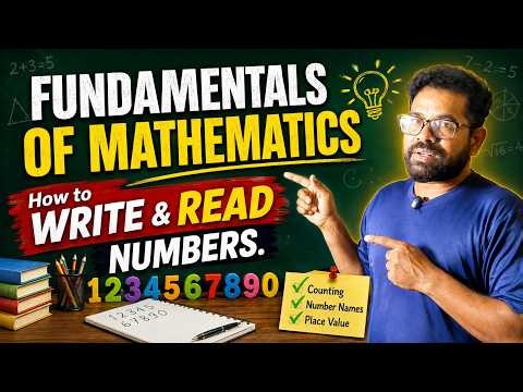 Fundamentals of mathematics  / How to write and read numbers @ravirajmaster