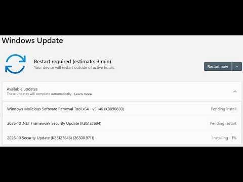 Fix 2026-10 .NET Framework Security Update (KB5127694) Not Installing On Windows 11