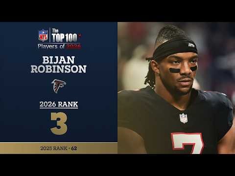 3: Bijan Robinson (RB, Falcons) | Top 100 Players of 2026