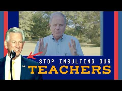 Doug Jones Fires Back at Tuberville's Attacks on Alabama Teachers