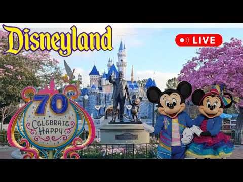 Disneyland Relaxing Fun Day Rides Shows #livestream