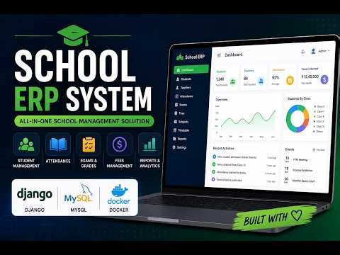 Build School ERP with Django 🚀 | Setup, Pipenv, Docker Multi-Stage Build (Step 1)