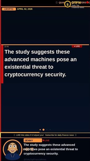 Quantum Computers Could Break Bitcoin Encryption #Shorts