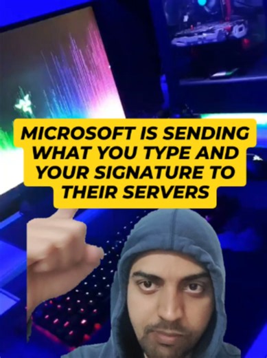🚨 Microsoft is sending what you type and signatures to their Servers. Windows has settings that can send inking and typing-related diagnostic data to Microsoft. If you want more control over what gets shared, here’s what to check. 🔒💻 1️⃣ Search for “Inking & typing” Open Windows Settings and search for “Inking & typing personalization”. 2️⃣ Turn off “Improve inking and typing” ✍️ Disable this option to stop Windows from using your typing and inking data to improve personalization. 📌 Reason: 