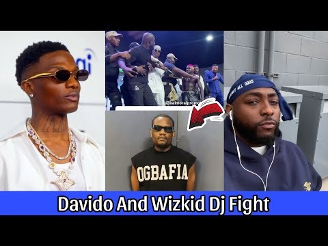 WIZKID DJ FíGHT DAVIDO AS DAVIDO REACT AND PORTABLE AND CARTER EFE FíGHT BECAUSE OF MONEY #wizkid 