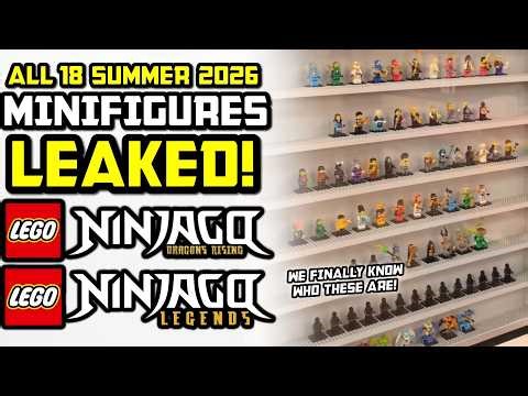 EVERY Summer 2026 Ninjago Minifigure Has Leaked! 👀 Dragons Rising Season 4 Part 2 and Legends News!