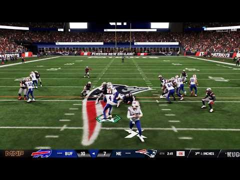 Madden NFL 27 - Buffalo Bills vs New England Patriots - Gameplay (PS5 UHD) [4K60FPS]