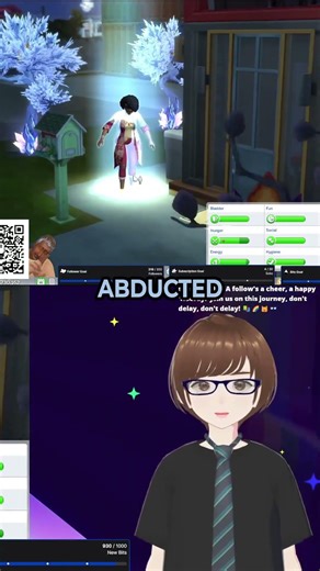 When your Sim gets abducted by aliens #sims4gameplay