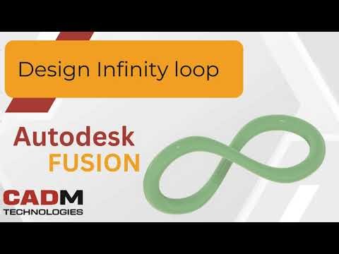 Design Infinity symbol in Autodesk Fusion