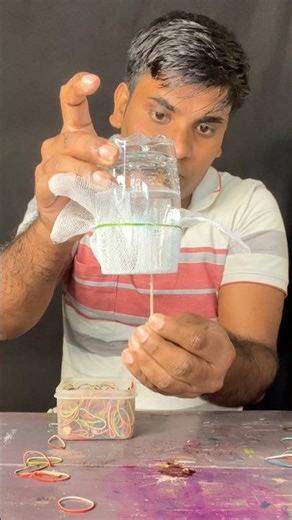 Glass + Sticks = Water Lock Hack 😱 | science project class 7th #experiment #diy #fyp #gems #shorts