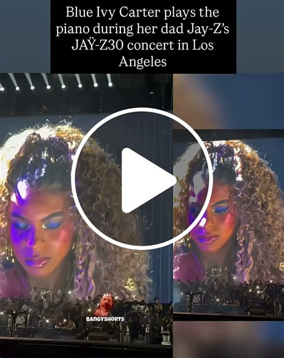 Blue Ivy Carter plays the piano during her dad Jay-Z’s JAŸ-Z30 concert in Los Angeles - NewsBreak