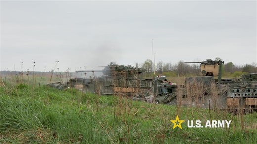 1st Squadron 2nd Cavalry Regiment Conducts Live Fire Exercise