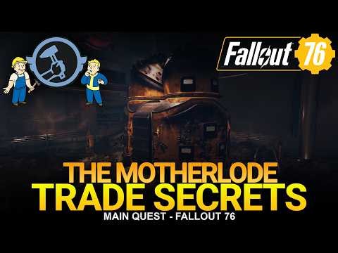 Trade Secrets & The Motherlode Completed Guide! Settler Side - Fallout 76