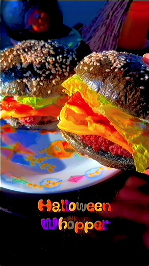 DIY Halloween Whopper Recipe: Black Burger Buns & More 🍔🎃
