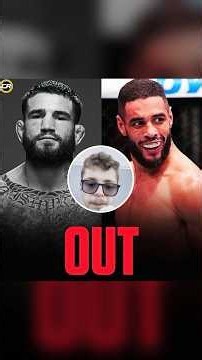 Sean Brady OUT of UFC Vegas 124 Main Event vs Gabriel Bonfim 🚨 #shorts #ufc #mma #seanbrady