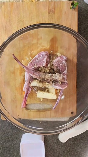 Juicy & Flavorful Garlic Herb Lamb Chops! 🥩✨#LambChops #CookingReels #GourmetFood #RecipeOfTheDay