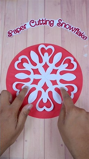 Amazing Paper Snowflake Cutting Design ❄️ DIY Paper Craft Idea