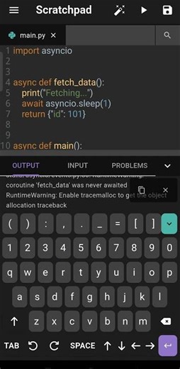 Can You Spot the Async Bug? 🕵️ Master Python Async/Await Like a Pro! 🐍 #shorts #python