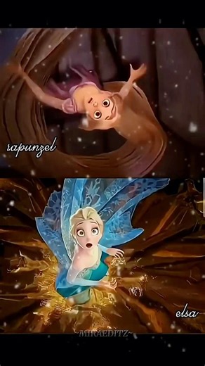 elsa vs rapunzle||# #frozen #tangled #elsa#rapunzel #shorts