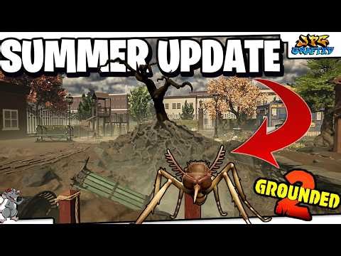 GROUNDED 2 - SUMMER UPDATE! Huge Subnautica Inspired Water? Diving Bell Spider & Mosquitos Mounts?