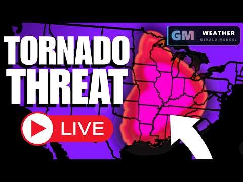 🔴 LIVE - TORNADO THREAT INCREASING For St Louis Area + Live Storm Chasers | GMWeather