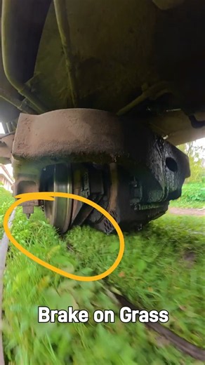 Train Brake Application on Grass, Wheels Skid a long. #railway #reels #shorts