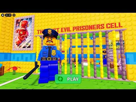 Lego Prison Run! Obby (Roblox) Gameplay Walkthrough #roblox