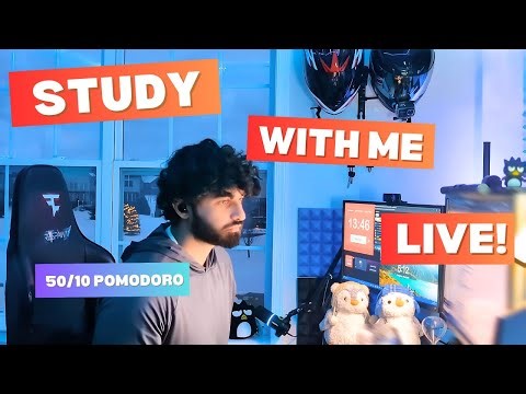 8 Hour Study With Me LIVE | Medical Student - USMLE Step 1 | 50/10/70 Pomodoro w/ Lofi (12/28/25)