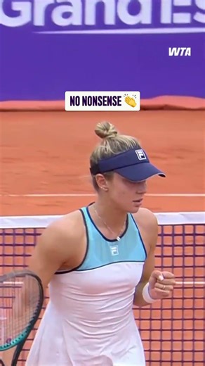 Wonderful court coverage 👏 Jaqueline Cristian flew through the opening set against Tauson! #IS26