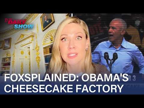 Desi Lydic Foxsplains Obama’s Cheesecake Factory Joke at Trump | The Daily Show