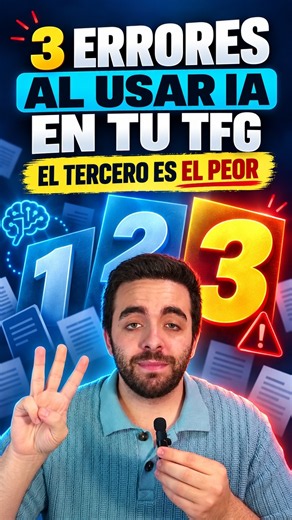 Los 3 errores que más veo al usar IA para tu TFG ❌🎓
