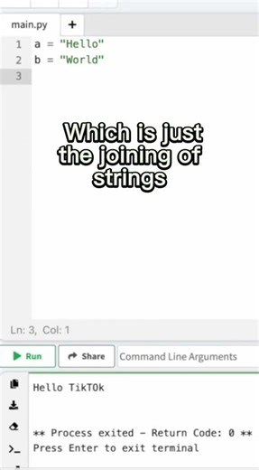 Computer Programming Python Coding Tutorial: String... #Shorts #dcrob0tics