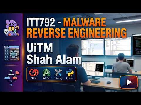 ITT792: Malware Reverse Engineering (CHP 2 - Basic Static and Dynamic Analysis - Part 1) 20264