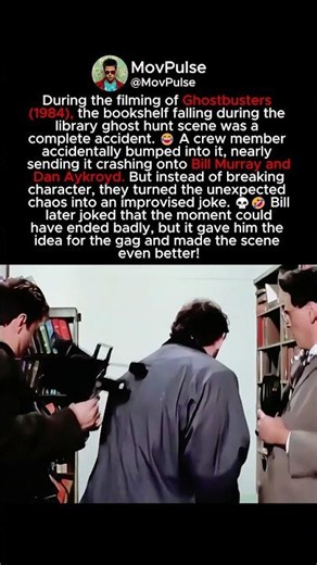 Ghostbusters’ Bookshelf Accident Created an Iconic Joke! 😂
