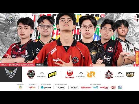 🔴 LIVE | MPL ID S18 | Week 7 Day 2 | English