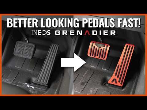 INEOS Grenadier Custom Pedal cover kit Upgrade: Stock vs 4 Premium Colorways!