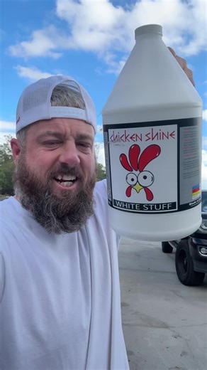 Wha Is This White Stuff From @Chicken Shine #growitwemowit #lawntiktok #lawntok #foryoupage