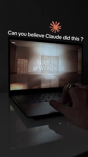How I build with Claude 👇 Academy in bio 🔗 This looks like a film, not a website, and three rendering choices are why. The build: The rich color comes from tone mapping, in Three.js you set the renderer to ACES filmic tone mapping and dial the exposure, that filmic curve rolls the highlights off gently instead of blowing them out, the single biggest reason a 3D scene reads as cinema instead of a flat game render. The soft blurred background is depth of field, a post processing pass that keeps 