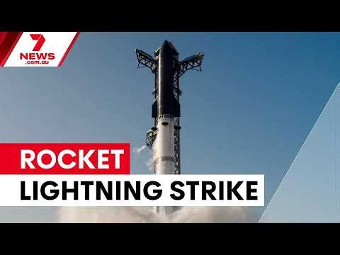 Lightning strike and SpaceX success mark space milestones | 7NEWS