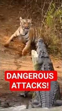 Wildlife Attack Compilation – Tiger, Crocodile & Anaconda Brutal Moments #shorts