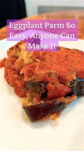 🍆Easy Eggplant Parmesan In Under 30 Minutes!