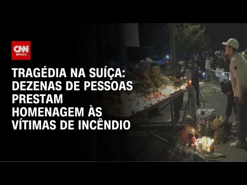 Vigília homenageia vítimas de incêndio na Suíça | CNN 360°