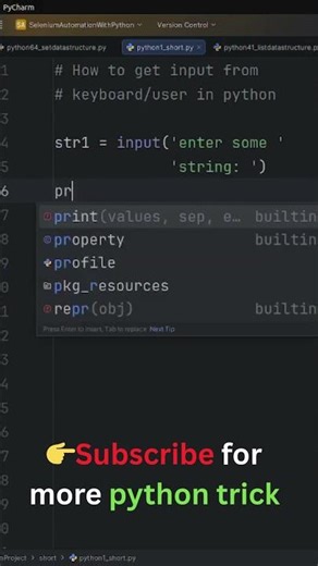 68 : Take Keyboard Input in Python in ONE Line 😱🐍 | #shorts #pythonprogramming #programminglanguage